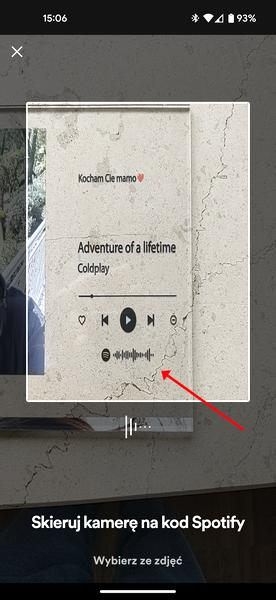 Aktywizacja kodu Spotify
