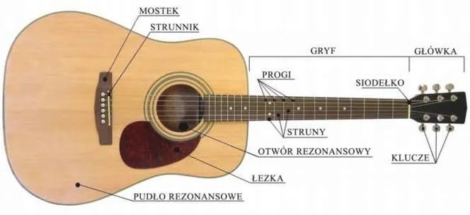 Materiały do budowy gitary