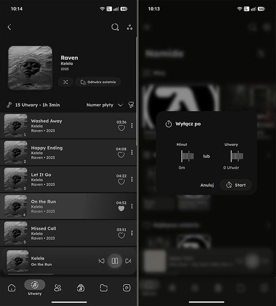 Zarządzanie utworami w Spotify